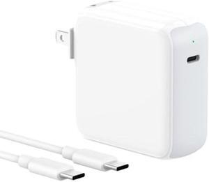 Charger for MacBook Air MacBook Pro 13 14 15 16 inch 2024 2023 2022 2021 2020, M1 M2 M3 Laptop 70W USB C Power Adapter, iPad, LED, 6.6FT USB-C Cable Charging as Fast as MagSafe 3, Original Quality