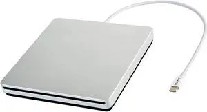 VikTck External CD DVD Drive USB C Ultra Slim Portable CD DVD RW/ROM Burner Writer Player Superdrive for MacBook Pro Air iMac Laptop Mac os Windows 10