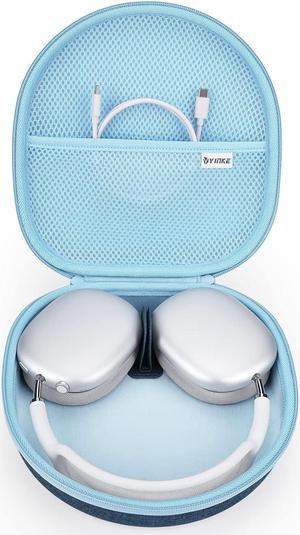 Yinke Smart Case for Apple AirPods Max Supports Sleep Mode, Hard Organizer Portable Carry Travel Cover Storage Bag (Blue)