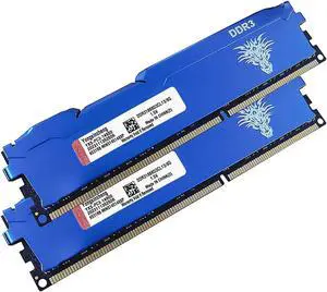 Yongxinsheng DDR3 16GB Kit (8GBx2) Desktop RAM 1866MHz PC3-14900 UDIMM Non-ECC Unbuffered 1.5V 2Rx8 Dual Rank 240 Pin CL13 PC Computer Memory Upgrade Module (Blue)