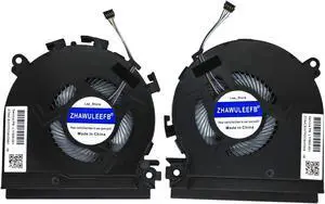 ZHAWULEEFB New Compatible CPU and GPU Cooling Fan for Hp Spectre X360 15-CH 15-CH011DX 15-CH008CA Series L17605-001 NS75C00-17J21 L17606-001 NS75C00-17J22 Laptop Fan