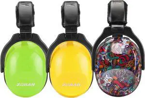 ZOHAN Kids Ear Protection 3 Pack,Kids Noise Canceling Headphone for Concerts, Monster Truck, Fireworks
