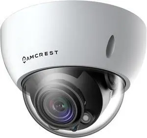 Amcrest 4K Optical Zoom AI POE Camera, Varifocal 8MP Outdoor POE IP Camera Dome, Face/Human/Vehicle Detection, 2.7mm~13.5mm Lens, IP67, 5X Optical Zoom, (IP8M-VD2893EW-AI)