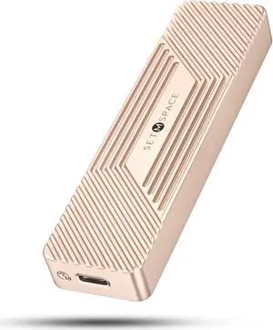 SETMSPACE NVME Enclosure 10Gbps, SSD Enclosure M.2 USB C Enclosure, M.2 NVME to PCIe M-Key/B+M-Key, M.2 NVME External Enclosure for NVME 2230/2242/2260/2280