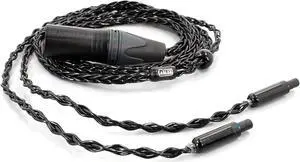 Dekoni Audio Balanced Cable for Sennheiser HD800 Headphones | Replacement Cable Compatible with HD800s, HD820, HD8XX | 4 Pin XLR, Braided, 1.2 Meters