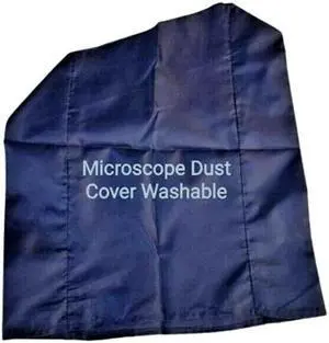 Crabby Pack of 2 | Heavy Duty Microscope Dust Cover | Full Standard Microscopes Size | 20*17.5*7.5 inch | Depth 13.5inch | blue