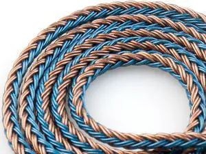 2m Length MMCX Cable, in ear Monitors Cable, KBEAR st16 Plus Upgrade iem Cable, Replacement Earphone Cable 16 Core Single Crystal Copper Silver Plated Wire for TIN Audio T2 T3 Shure (mmcx, 4.4mm plug)