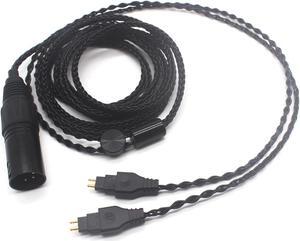 Youkamoo Replacement Upgrade Cable Compatible for Sennheiser HD580 HD600 HD650 HD660S HD58X HD6XX Headphones Upgrade Cable (4 Pin XLR Balanced, 4 ft (1.22 m))