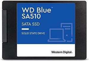 Western Digital 4TB WD Blue SA510 SATA Internal Solid State Drive SSD - SATA III 6 Gb/s, 2.5"/7mm, Up to 560 MB/s - WDS400T3B0A, Blue
