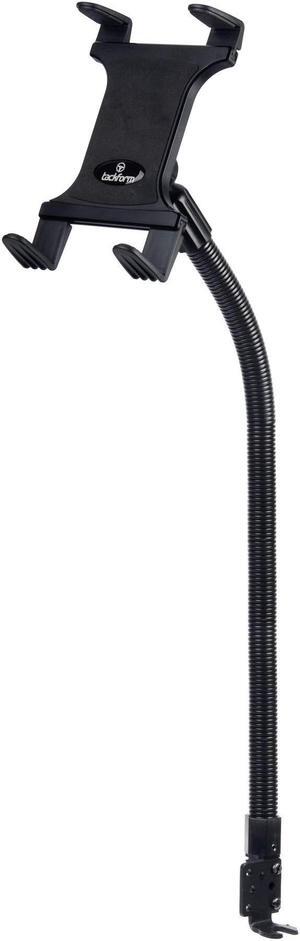 Tackform Tablet Mount for Car and Truck [ELD Mount] Industrial 22 Inch Aluminum Rod Gooseneck Seat Rail Holder for Taxi, Van, Vehicle, Semi, etc. Compatible with iPad, Galaxy, Surface and More.