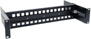 E-link 2U 19 inch Adjustable rack mount din rail Terminal Blocks 35mm 19" rackmount din rail Bracket, Easiest Way to Install din rail mount Devices Like Industrial Media Converter in Cabinet