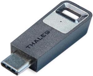 Thales SafeNet eToken Fusion, FIDO2 Certified Security Key, USB-C, for Digital certificates or FIDO2 authentication to Web apps and desktops