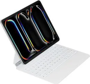 Emoonland Keyboard Case for iPad Pro 13 inch 2024, Magic Keyboard iPad Pro M4 - Magnetic Stand, Multi-Touch Trackpad, 7 Colors Backlight, Auto Sleep/Wake, A2925, A2926 iPad Pro Floating Keyboard