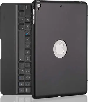NOKBABO Keyboard Compatible with ipad 6th Generation, Compatible for ipad pro 9.7 inch,for ipad 5th Gen, for ipad Air 2 & 1 Keyboard, 130° Folio Hard Back Cover, Ultra Slim, Auto Wake/Sleep - Black