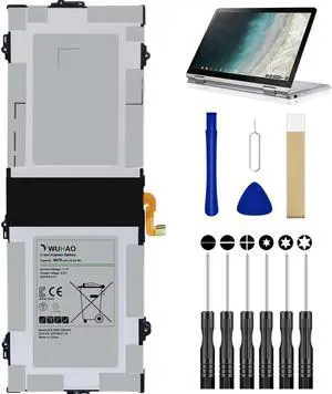 WUHAO Laptop Battery EB-BW720ABA for Samsung Chromebook Plus V2 XE521QAB XE520QAB,Chromebook 4 XE310XBA Replacement Battery 5070mAh with Repair Tool Kit