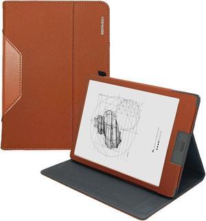 Honeymoon Case Cover for BOOX Nova3 7.8 inch E Ink Tablets ePaper,PU Leather Folio Protective Case.(D006-Brown)