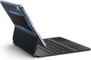 COOSTART Magic-Style Magnetic Keyboard Case for iPad 10th Generation 10.9-inch 2022, Magnetic Case with Keyboard, Light Charging, Floating Cantilever Stand, Multi-Touch Trackpad, Black