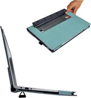 XJchen Laptop Sleeve Compatible with HP Envy x360 2-in-1 14-fc0000 14-fa0000 14-eu0000 & ThinkPad X1 Carbon Gen 12 Zenbook 14 OLED UX3402 UM3402 Q409ZA UX3405MA Case Protective Cover (Light Green)