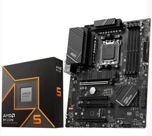 INLAND AMD Ryzen 5 9600X 6-Core 12-Thread AM5 5.4 GHz Unlocked Desktop Processor with PRO B650-P WiFi ProSeries Motherboard (ATX, DDR5, PCIe 4.0)