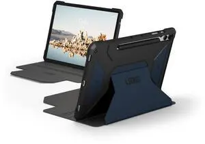 UAG Designed for Samsung Galaxy Tab S9 Plus Case 12.4" 2023 SM-X810 Metropolis SE Mallard, Multi-Angle Kickstand Folio with Auto Wake/Sleep & S Pen Holder Rugged Protective Cover by URBAN ARMOR GEAR