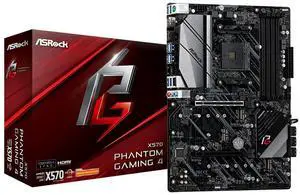 ASRock X570 Phantom Gaming 4AM4/USB3.2/HDMI/RJ45 Motherboard