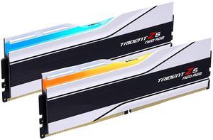 G.SKILL Trident Z5 Neo RGB Series (AMD Expo) DDR5 RAM 32GB (2x16GB) 8000MT/s CL38-48-48-128 1.45V Desktop Computer Memory UDIMM - Matte White (F5-8000J3848H16GX2-TZ5NRW)