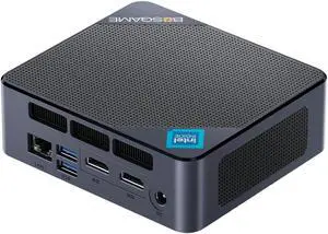 BOSGAME B100 Mini PC, Inte 12th N100 Processor Desktop Office PC (up to 3.4GHz) 16GB RAM, 512GB M.2 SSD, Triple Display Mini Computer, Dual HDMI Ports, 2.5G LAN, WiFi 5, Bluetooth 4.2