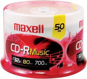 MAXELL 625156 - CDR80MU50PK 80-Minute Music CD-Rs (50-ct Spindle) electronic consumer