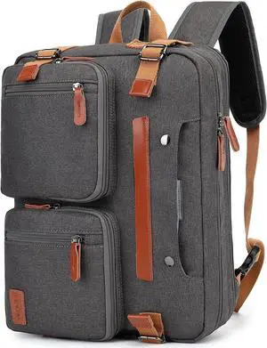 MOLNIA 3 in 1 Laptop Backpack, 17.3 inch Computer Bags for Men, Laptop Backpack for Men, for Travel Bussiness Men Women,Dark Grey