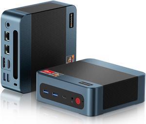 BOSGAME P3 Lite Mini Gaming PC, AMD Ryzen 7 6800H(up to 4.7 GHz) 24GB DDR5 1TB PCIe 4.0 SSD Mini Desktop Computers, USB 4.0+DP+HDMI/ USB3.2/ Wi-Fi6E/ BT5.2 Mini PC Windows 11 Pro