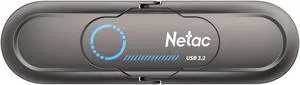 Netac 256GB Portable External USB Solid State Drive, up to 1,000MB/s Type-c and USB 3.2 Dual Interface for Different Data Storage, Expansion of Storage for Photos/Videos/Music/Files, US9