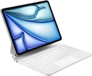 Magic-Style Keyboard Case for iPad Air 11 inch 2024 (M2), iPad Pro 11'' 2022 (4th/3rd/2nd/1st), iPad Air 5th & 4th Case, Wireless Bluetooth Magnetic Keyboard with Trackpad, Backlit