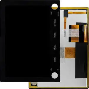 LCD Screen 8740A076 8740A130 8740A040 Display for Mitsubishi Outlander Sport 2019-2022 8" LCD Monitor Touch Screen Digitizer Assembly for 2 Knobs Screen Replacement Kit