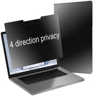 BWEDXEZ 360 Degree Matte Privacy Screen Protector For Microsoft SurFace Laptop 5/ Laptop 4/ Laptop 3/ Laptop 2/ Laptop 13.5 inch Anti-Glare Anti-Spy 4 Sides Anti-Peeping Soft Film