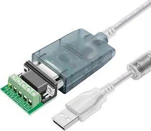 Buacoz USB to RS485 RS232 Converter Cable, with CH340+ZT485 Chipset Serial Port Connector, 16.4 Feet Extension Cable Industrial Adapter Supports Windows XP 7 8/Linux/Mac