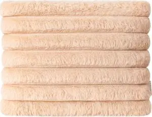 Comfyable Puffy Laptop Sleeve 13 14 15 Inch, Compatible with MacBook Air M4 2025 & MacBook Pro 2024, Soft Faux Fur Fluffy Plush Furry Pillow Case for Computer, Camel