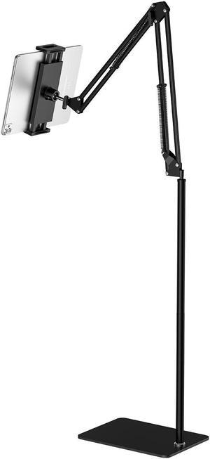 DATAFY Floor Stand for Kindle, Tablet Floor Stand, Overhead Bed Phone Stand Angle Height Adjustable Holder,Universal Floor Stand Compatible with iPhone iPad Pro Air Mini/Samsung Tab/Kindle/E-Readers