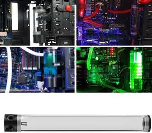 G1/4 Thread DIY PC Water Cooling, Computer Water Cooled Cylinder Reservoir for PC CPU Liquid Cooling(400mm)