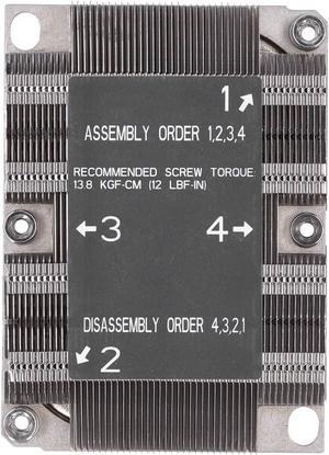 CPU Heat Sink LGA 3647?0 1U X11, Supports FCLGA3647?0 and The CPU Socket of Xeon Scalable Processor, Computer CPU Cooling for Purley CPU Heat Sink Cooling