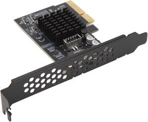 PCIe USB 3.2 Gen 2 Expansion Card, ASMedia ASM3242, 20Gbps Data, for Win 10 11, OS X, with 20G Cable and HDD Enclosure Support