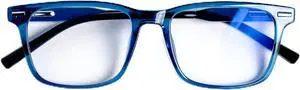 Lumadux Blue Light Glasses - Holmes (Glacier Blue)