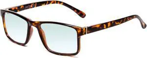 Medspex L2007 Photochromic Transition Glasses Tortoise Havana/Blue Therapeutic Color Therapy Light Sensitivity Chromotherapy