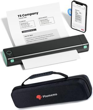 Phomemo Portable Printers Wireless for Travel with M08F Bag, Thermal Tattoo Stencil Printer for Office, Home, Business, M08F-Letter Bluetooth Compact Printer for 8.5" X 11" Size