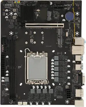 Desktop Computer Motherboard, B760 M5 Motherboard Support 12th 13th for Intel Processors LGA 1700 DDR5 M.2 USB 3.2 Gen2 Desktop Motherboard
