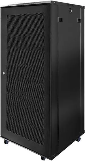 26U Wall Mount Server Cabinet IT Network Rack Enclosure Locking Door Black
