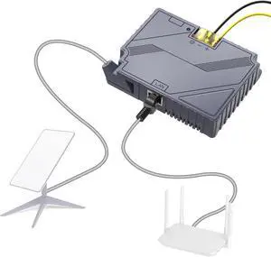 QUIDDITY Starlink Gen2 Poe Injector, 3 in 1 Universal 150W Gigabit Ethernet PoE - Compatible with Starlink Standard (V2) Dish - DC 9-36V GigE Passive & ESD Protection for Starlink Gen 2 Dishy