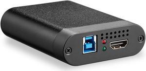 4K60 HDMI Video or Game Capture Card 360MB/s to USB 3.0 for Live Streaming in 1080P60, for Online Conference Church Live Stream on OBS Vmix YouTube Zoom Teams Twitch PC/Mac,4K60 HDMI 2.0 passthrough