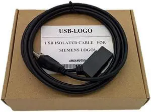New Logo USB-Cable USB PLC Programming Cable for Siemens Logo! Series, Isolated Interface, for 6ED1057-1AA01-0BA0 Replacement