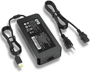 QYD 300W 20V 15A AC Power Adapter Laptop Charger Compatible with Lenovo Legion 5 Pro 16ACH6H 5-15ITH6H 5-17ITH6H 5-17ACH6H Legion 7 16ITHG6 7-16ACHG6 Gaming Laptop Slim Tip Power Supply Cord