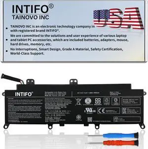 INTIFO 48Wh PA5278U-1BRS Laptop Battery Compatible with Toshiba Portege X30-D X30-E X30-F Tecra X40-D X40-E X40-F Series Notebook [11.4V 4080mAh 3-Cell]